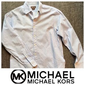Michael Kors Shirts - Michael Kors Slim-Fit Button-Down Shirt Michael Kors Shirts - Michael Kors Slim-Fit Button-Down Shirt